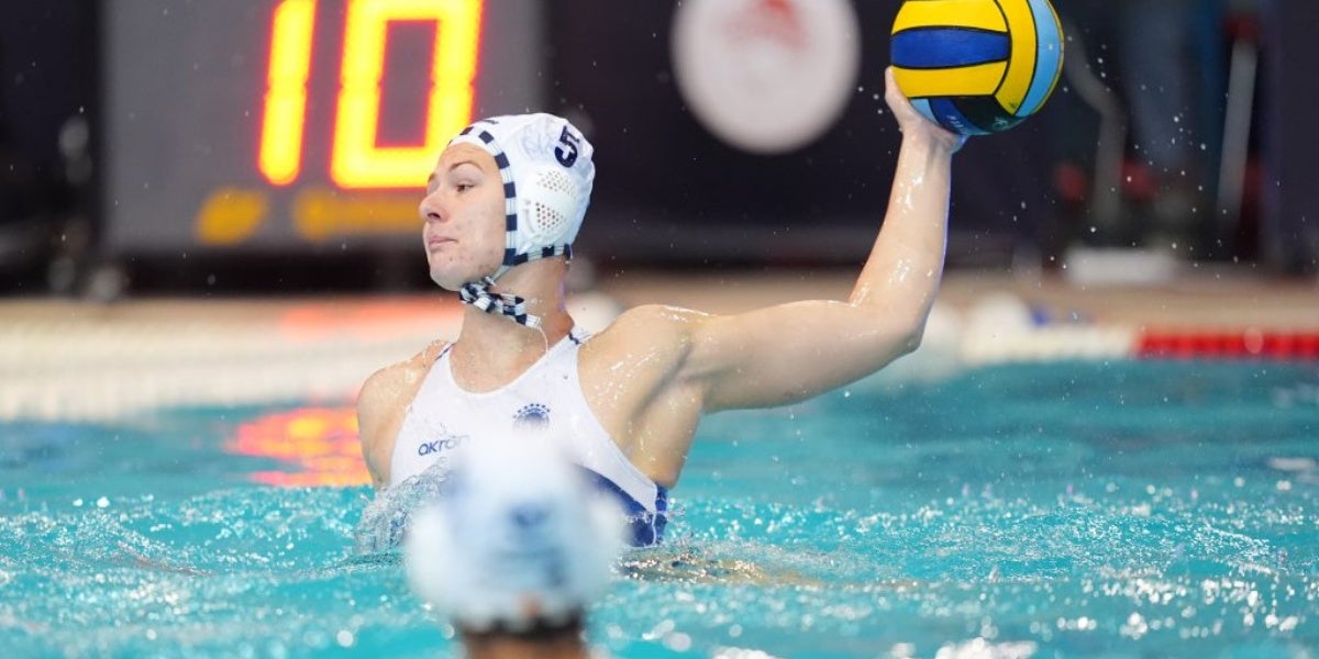 Van der Kraats ha estat la més destacada del Sabadell. Autor: Euroaquatics.