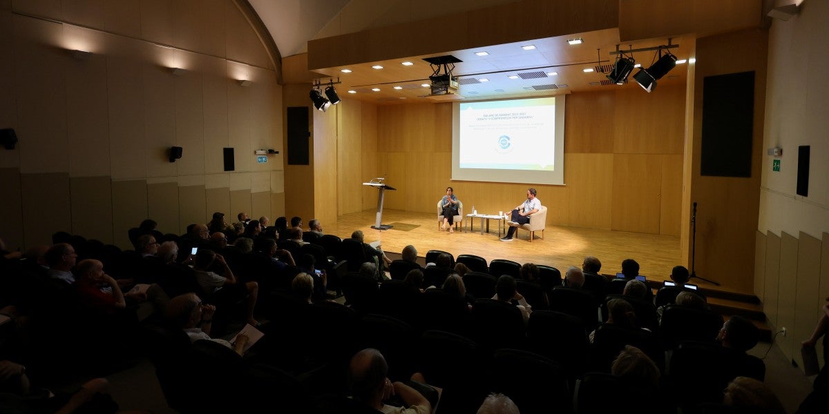 Farrés, aquest dijous, al Cercle d'Entitats. Autor: David Jiménez.