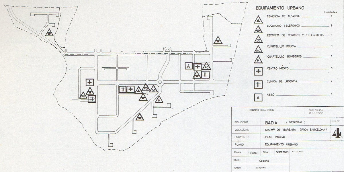 Plànols del Pla Parcial de Ciudad Badia