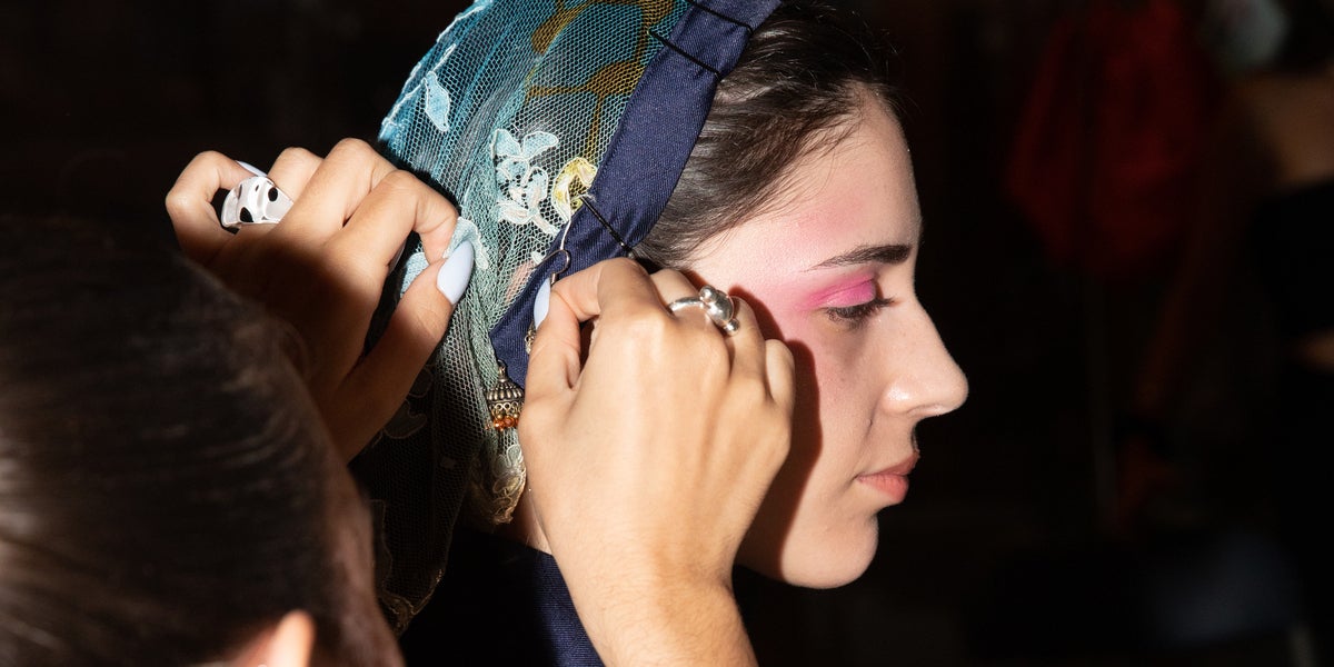 Desfilada de moda de l'ESDI al Passeig. Autor: cedida.