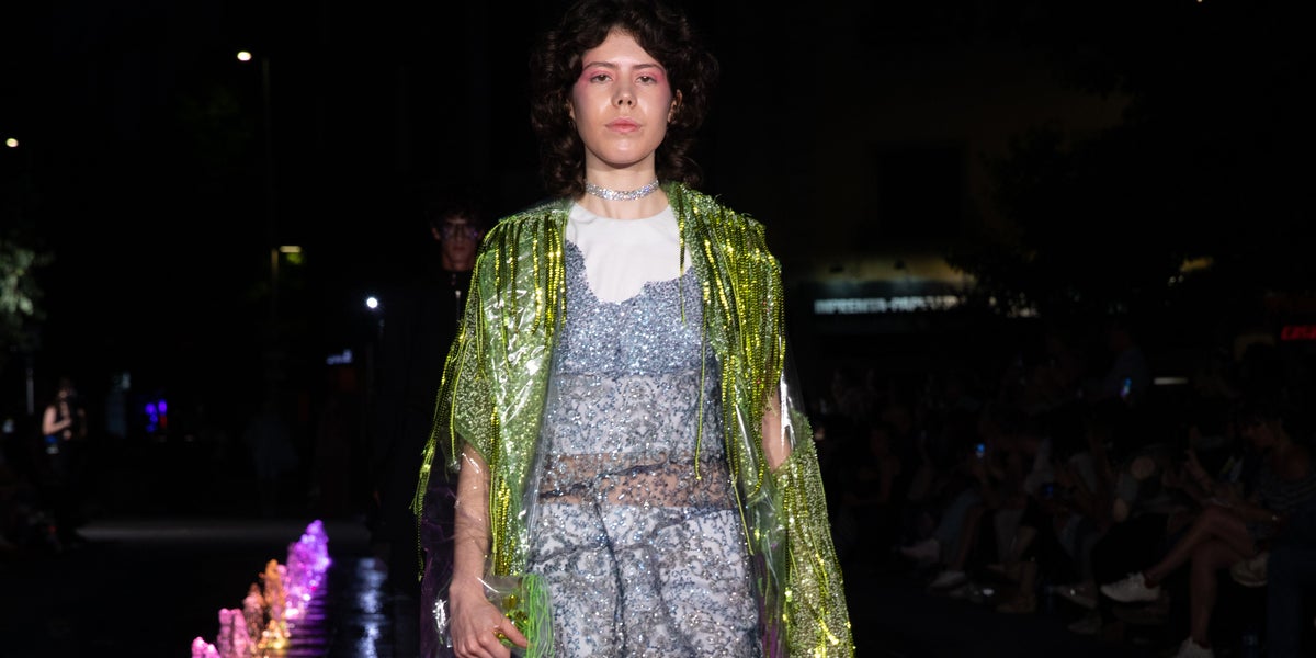 Desfilada de moda de l'ESDI al Passeig. Autor: cedida.