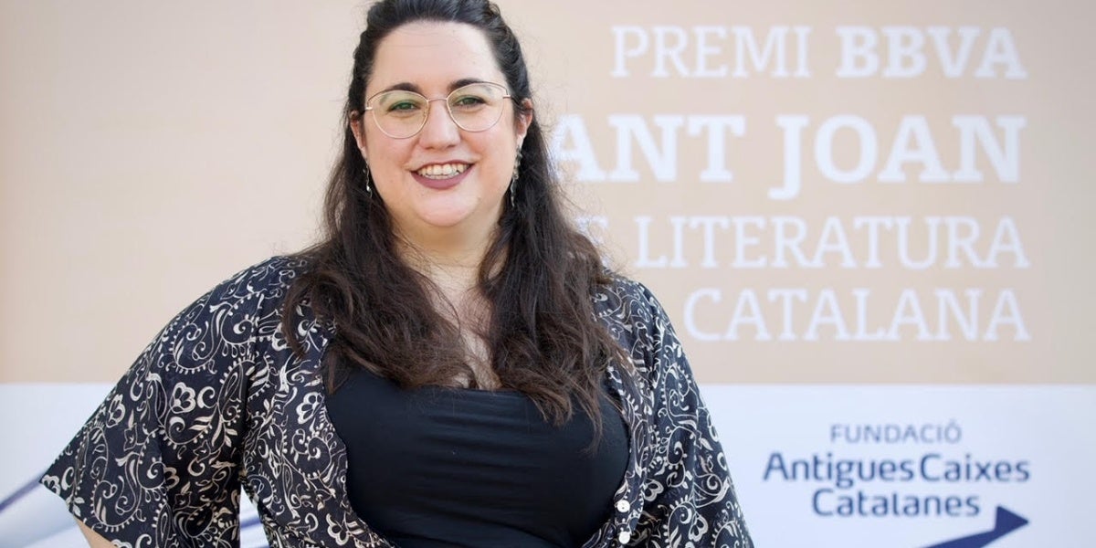 L'escriptora Aida Sunyol, guanyadora del Premi Sant Joan 2025, autora de 'Mercromina'. Autor: cedida.