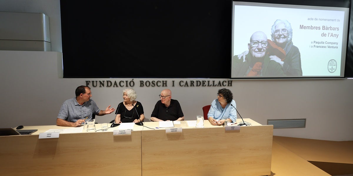 Nomenament de Membres Bàrbars de l'Any a Paquita Company i Francesc Ventura. Autor: D.Jiménez.