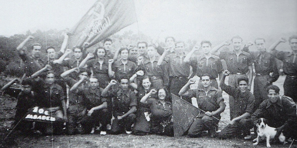 Militans del Bloc Obrer i Camperol de Sabadell (BOC)