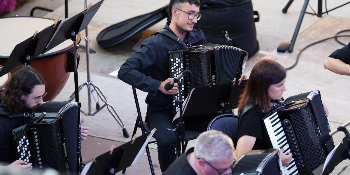 L'Orquestra d'Acordions, al Festival Internacional de Música. Autor: D.Jiménez.