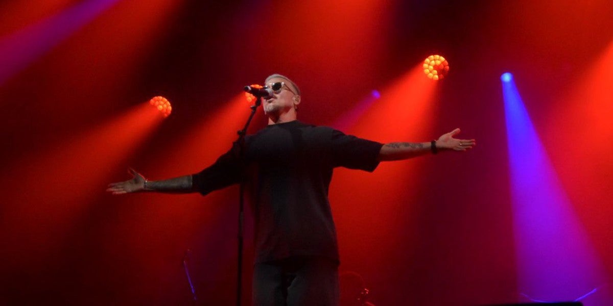 Pedro Capó, a Sabadell, en els concerts del CE Sabadell. Autor: CE Sabadell / X.