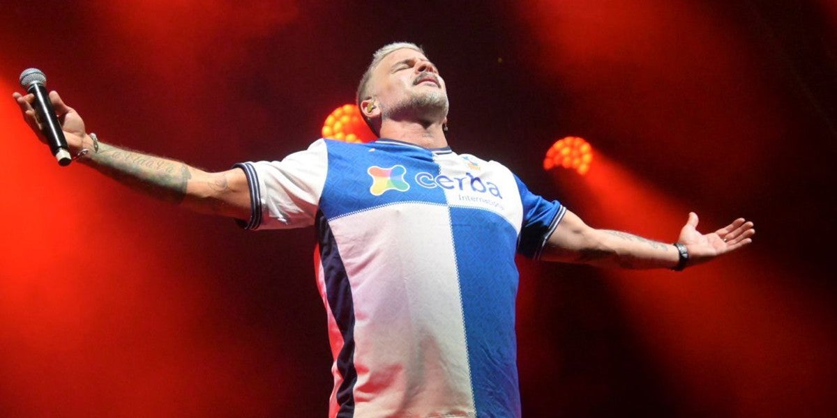 Pedro Capó, a Sabadell, en els concerts del CE Sabadell. Autor: CE Sabadell / X.