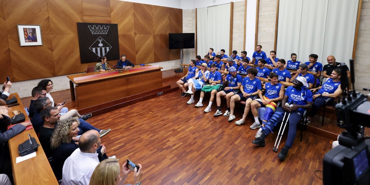 Recepció a la sala de plens. Autor: D.Jiménez.