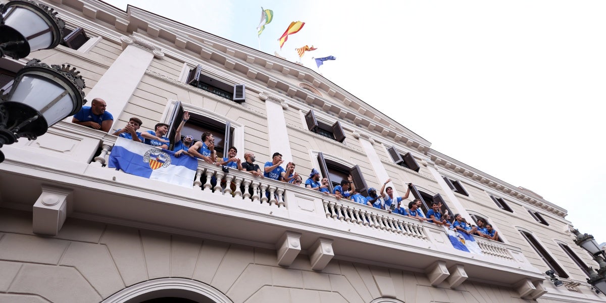 El balcó amb els jugadors. Autor: D.Jiménez.