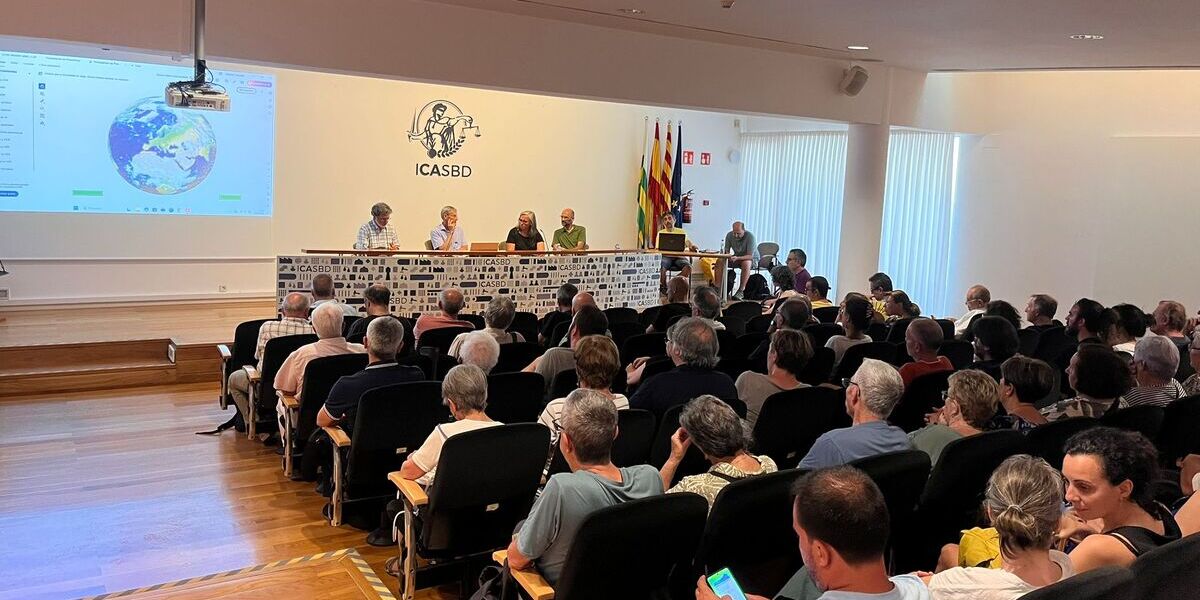 Acte, aquest dimarts, a l'ICASBD. Autor: Jordi M.