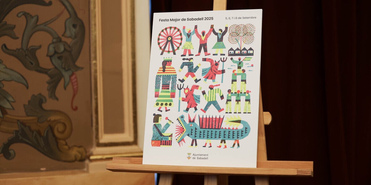 Cartell de la Festa Major 2025. Foto: D. Jiménez.
