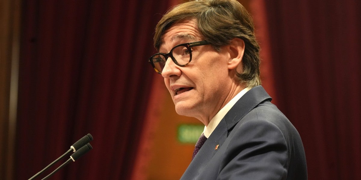 Salvador Illa, al Parlament. Autor: ACN.