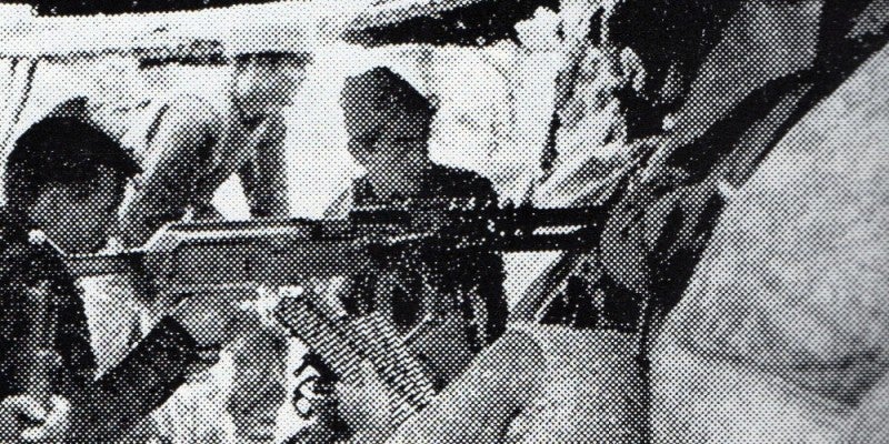 Columna Alpina. Posició del POUM al front d'Aragó.