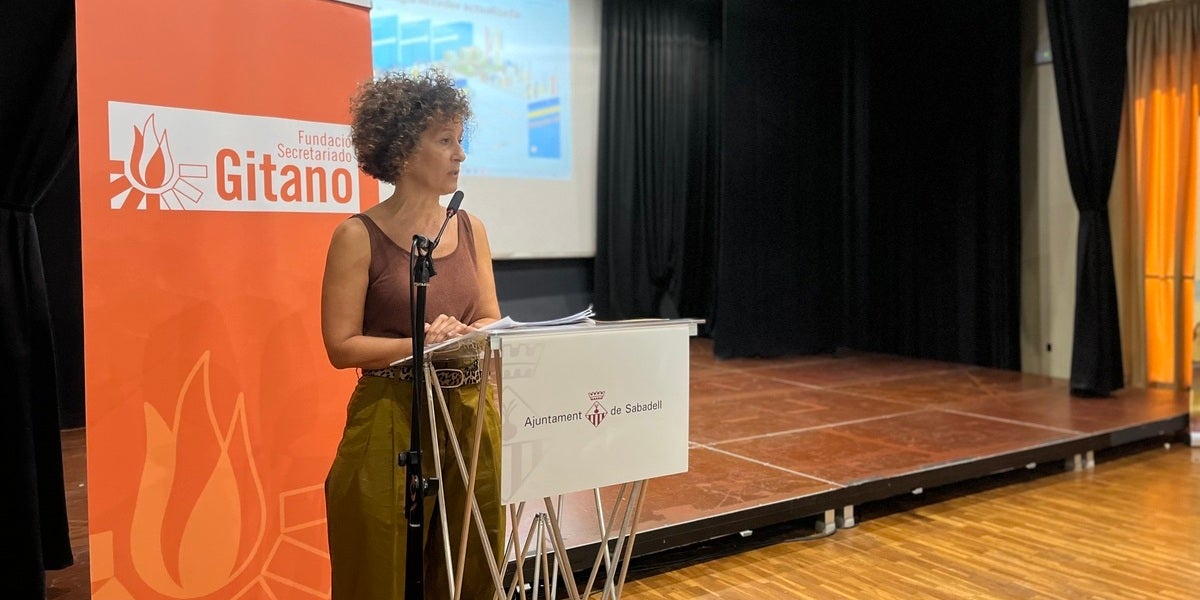 Arantza Fernández, responsable d’ocupació de F. Secretariado Gitano. Autor: Jordi M