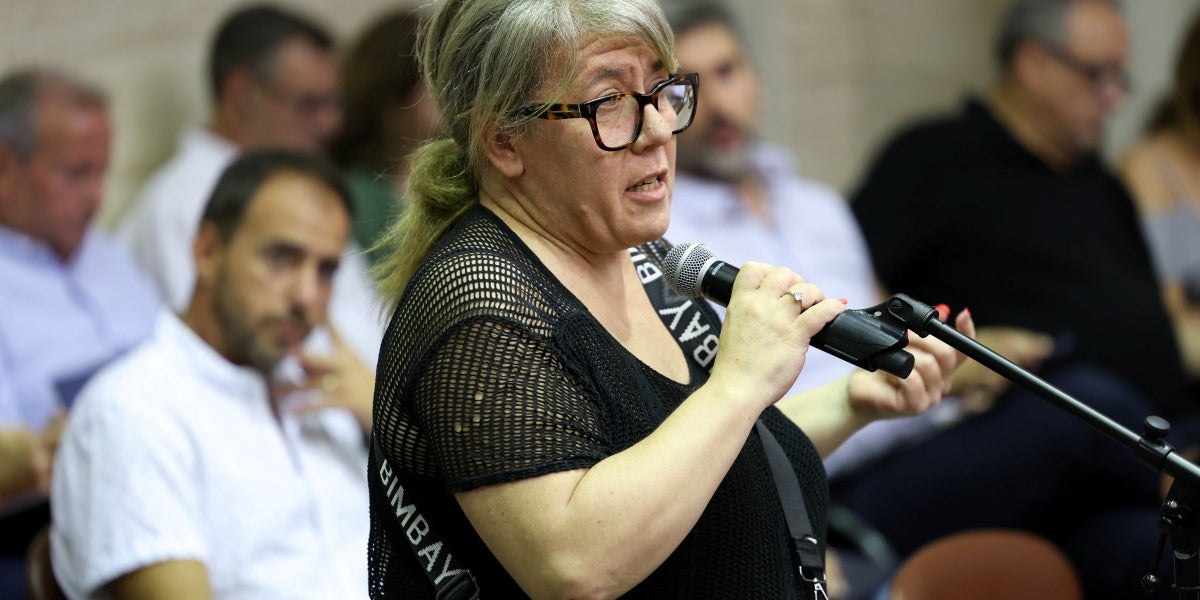 Una de les treballadores del SAD, al ple. Autor: D.Jiménez.