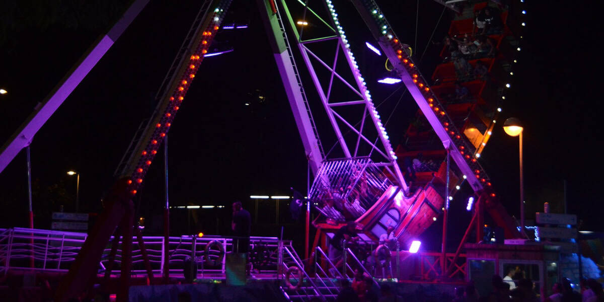 Foto portada: la fira d'atraccions, l'any 2022. Autor: David B. 