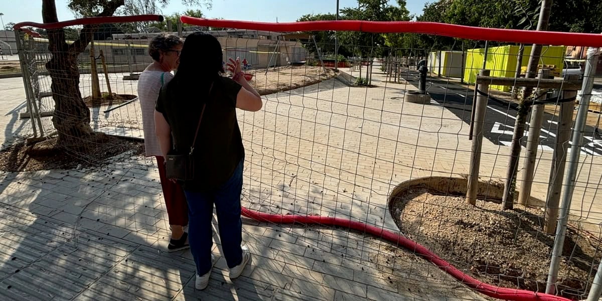 La Via Alexandra, durant les obres de reforma. Autor: J.d.A.