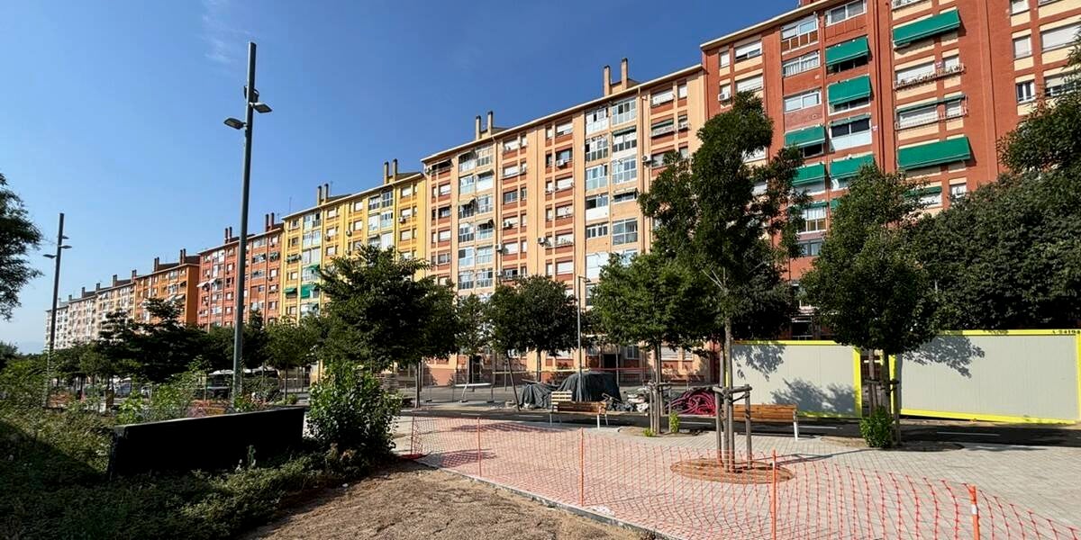 La Via Alexandra, durant les obres de reforma. Autor: J.d.A.