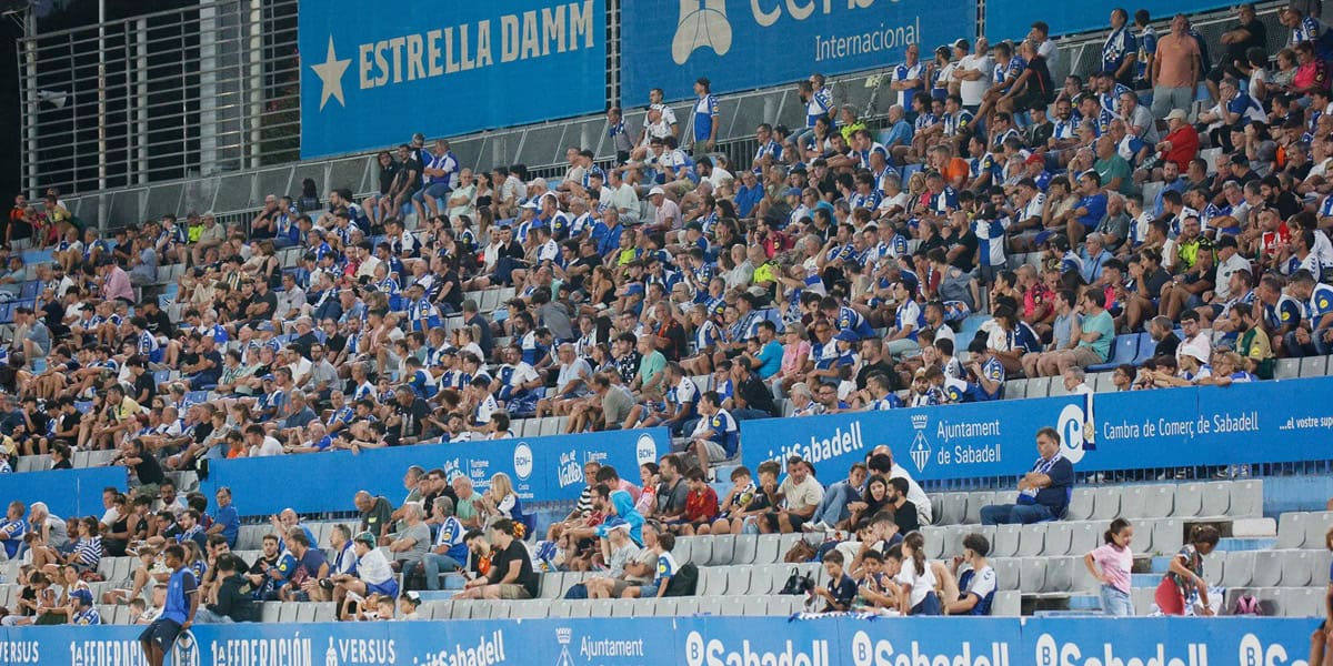 Els arlequinats a l'estadi avui. Autora: Dihör