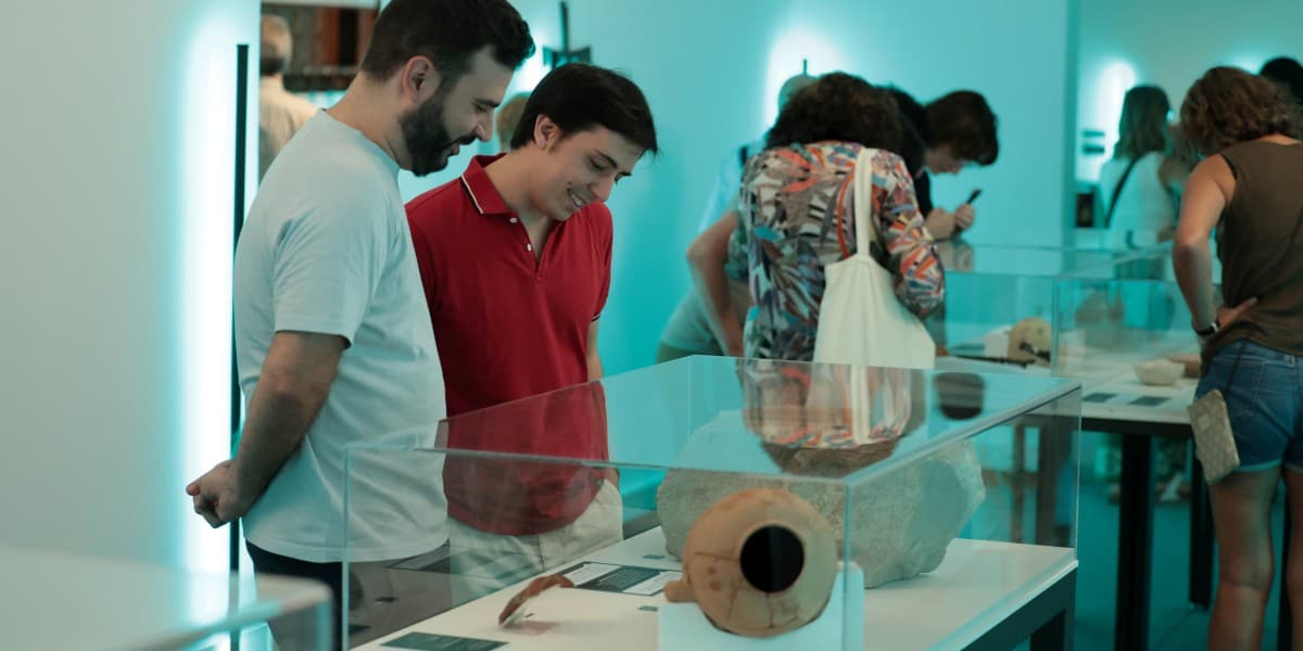 Inauguració de l'exposició 'L’essència del Museu d’Història de Sabadell'. Autor: David Jiménez.