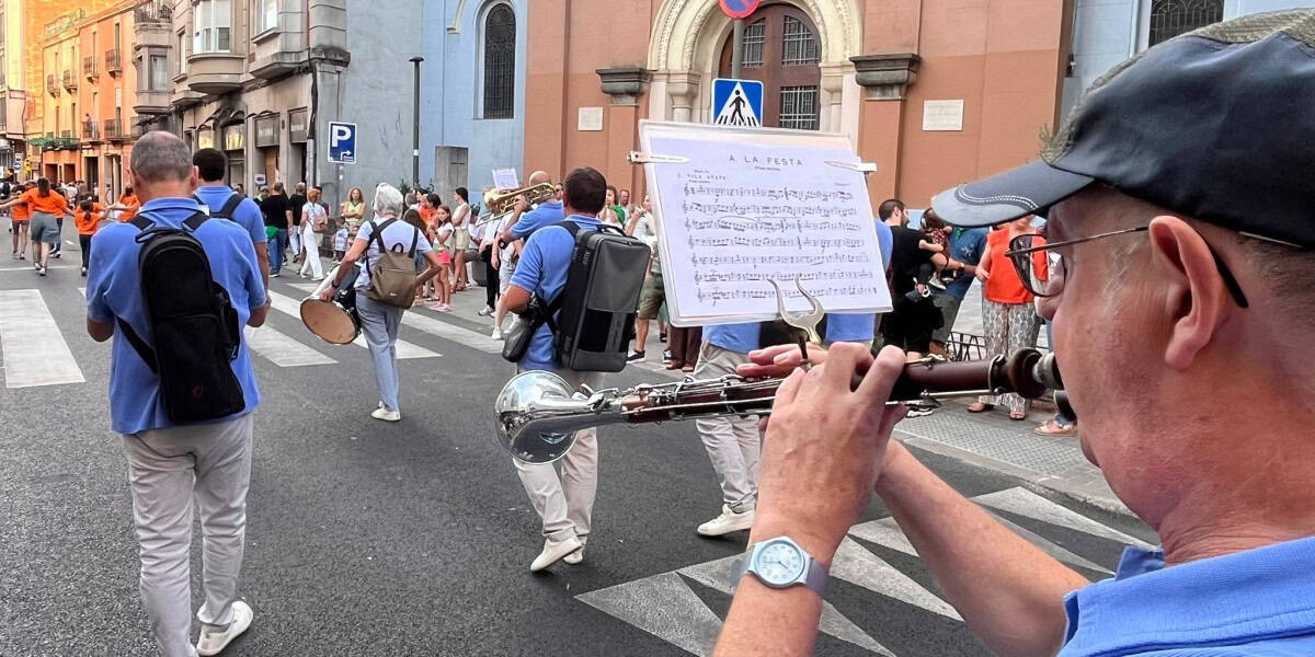 Un moment de la cercavila de la Festa Major. Autor: Jordi M.