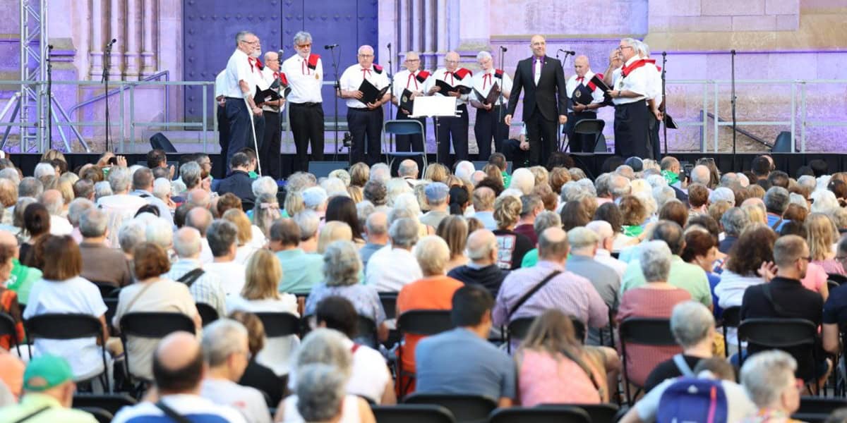 Concert de corals, l'any passat. Autor: Ajuntament.