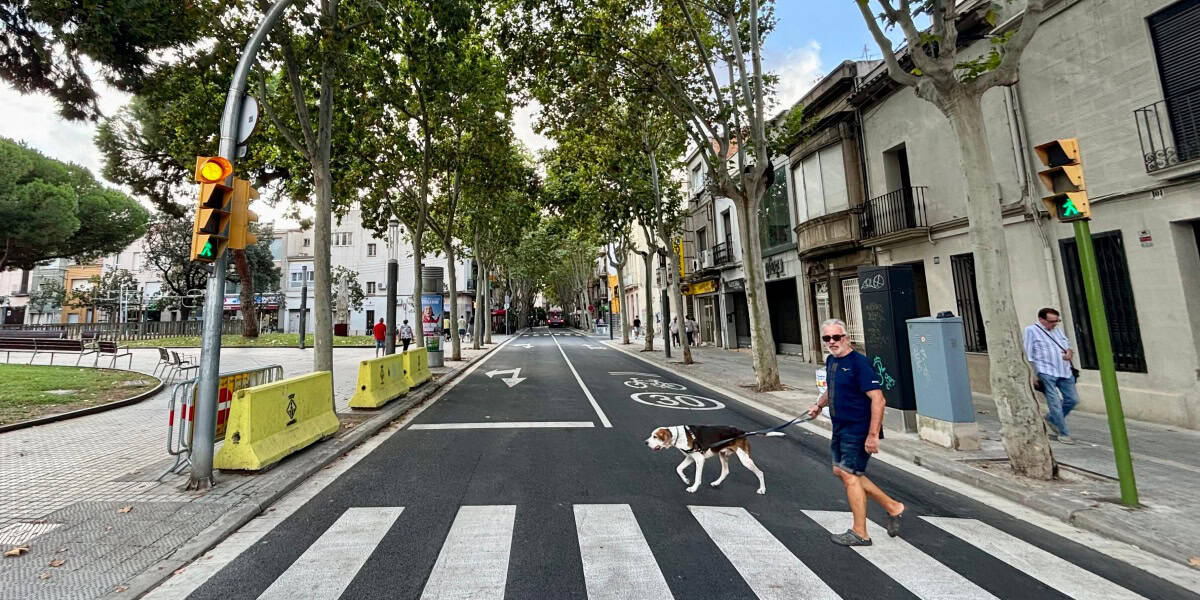 Foto portada: la Via Massagué, porta d'entrada a la ZBE i al centre de Sabadell. Autor: J.d.A.