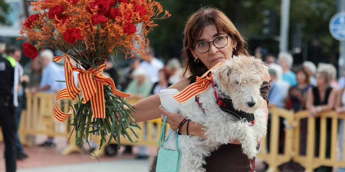Imatges de l'acte institucional de la Diada 2025 a Sabadell. Fotos: D.Jiménez.