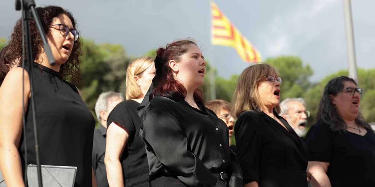 Imatges de l'acte institucional de la Diada 2025 a Sabadell. Fotos: D.Jiménez.