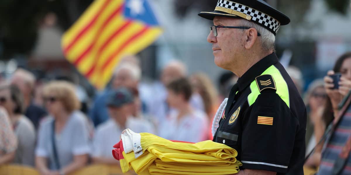 Imatges de l'acte institucional de la Diada 2025 a Sabadell. Fotos: D.Jiménez.