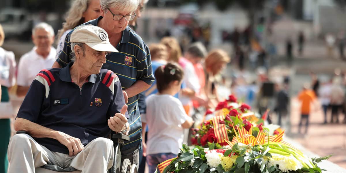 Imatges de l'acte institucional de la Diada 2025 a Sabadell. Fotos: D.Jiménez.