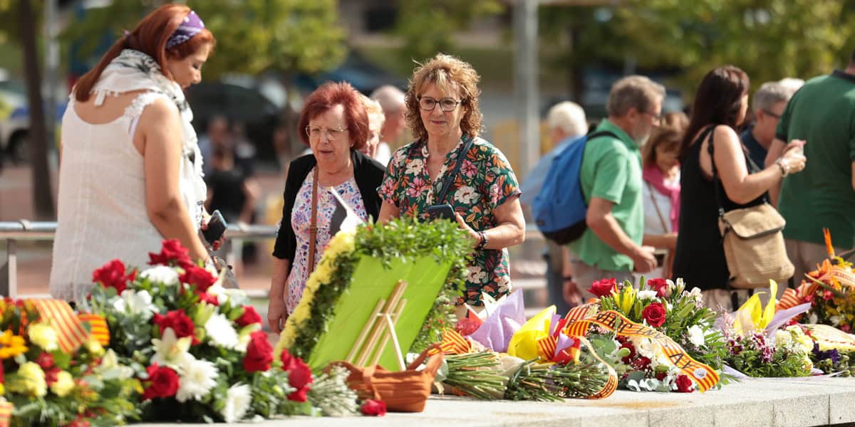 Imatges de l'acte institucional de la Diada 2025 a Sabadell. Fotos: D.Jiménez.