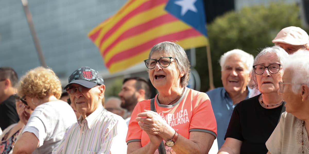 Imatges de l'acte institucional de la Diada 2025 a Sabadell. Fotos: D.Jiménez.
