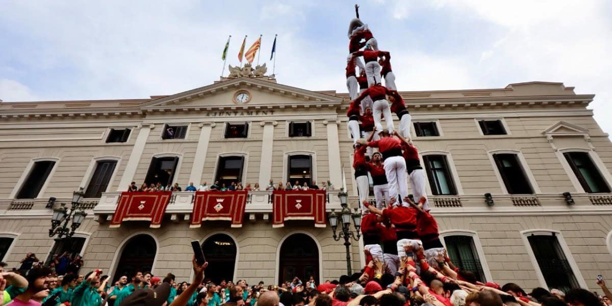 Els Nens del Vendrell, a la diada castellera de Festa Major.