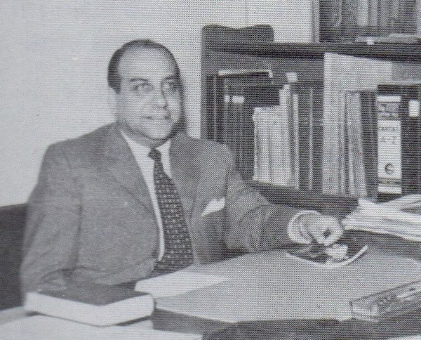 Joan Baptista Castellví al seu despatx de Buenos Aires.