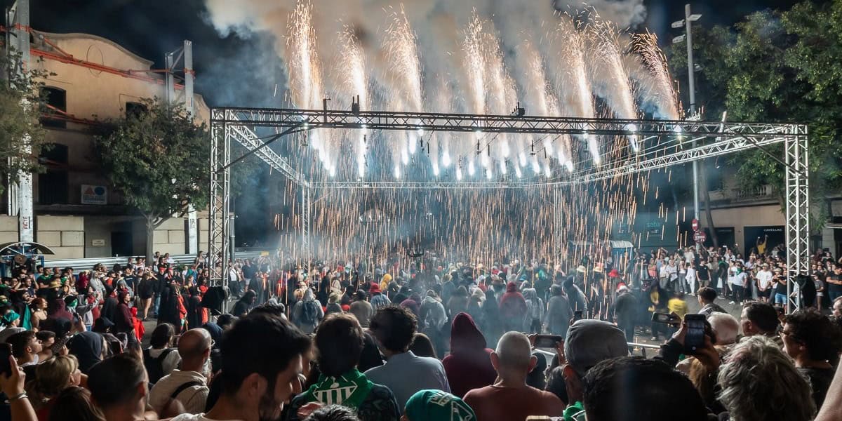 Mercat de foc de la cercavila infernal. Autor: D.Jiménez.