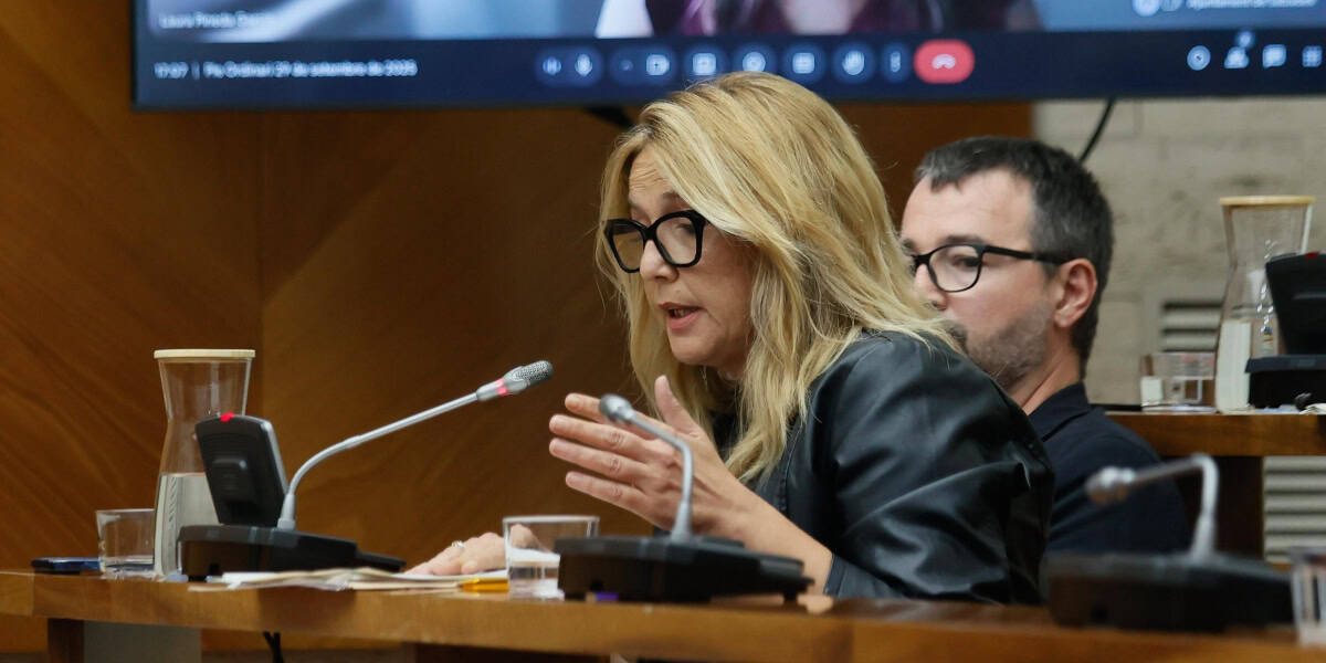 La nova portaveu d'ERC, Sílvia Renom. Substitueix Gabriel Fernàndez, que ha deixat ERC. Autora: Dihor.