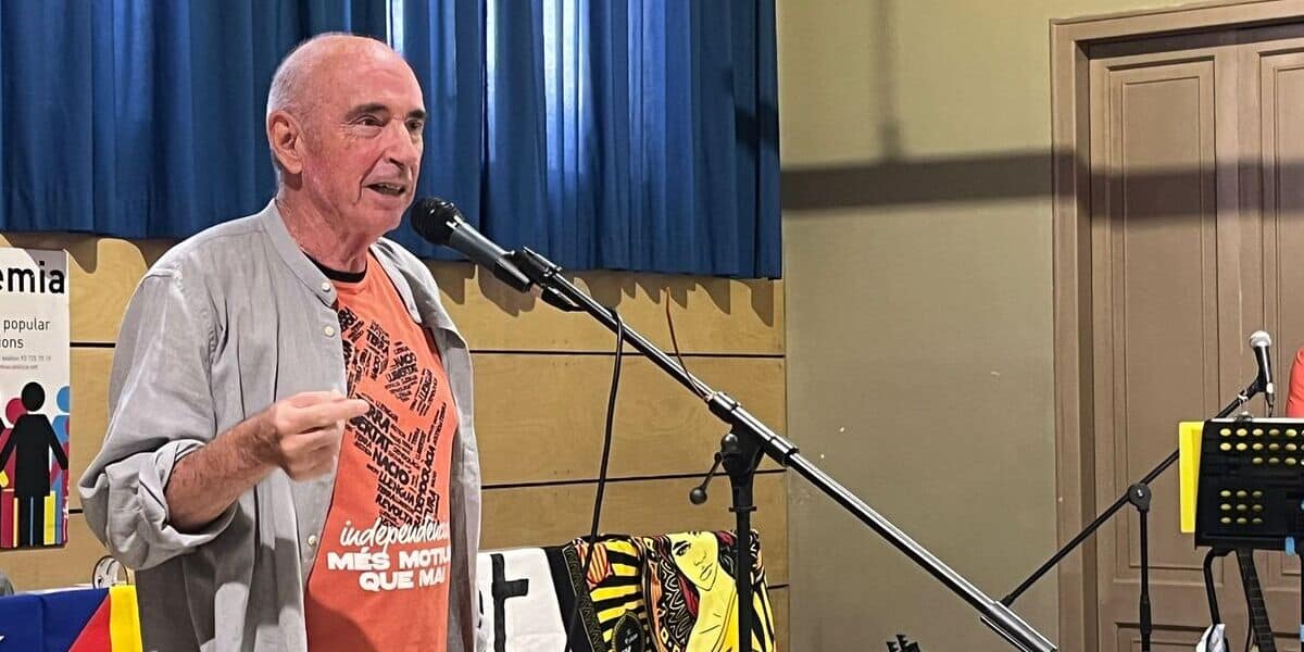 Lluís Llach, president de l'ANC, a Sabadell. Autor: Jordi M.