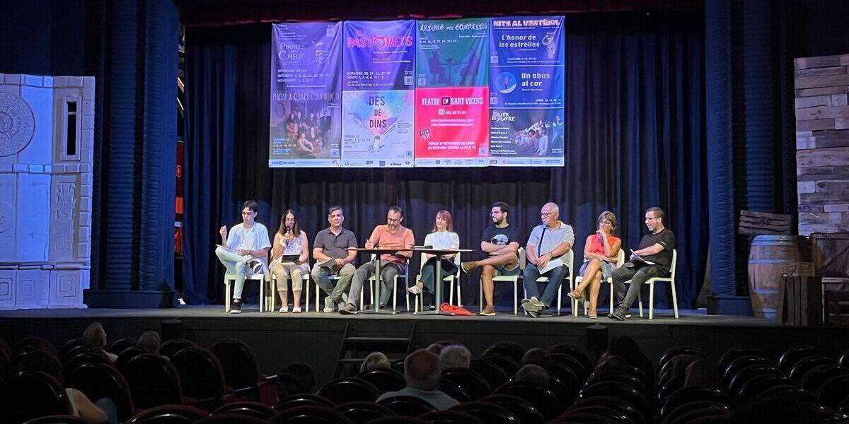 Un moment de l'acte de presentació de la temporada del Sant Vicenç. Autor: Jordi M.