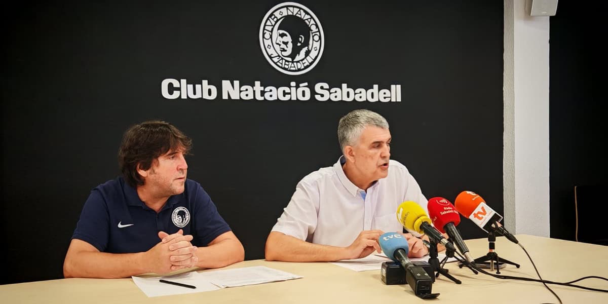 Claudi Martí, en la roda de premsa. Autor: Albert P.