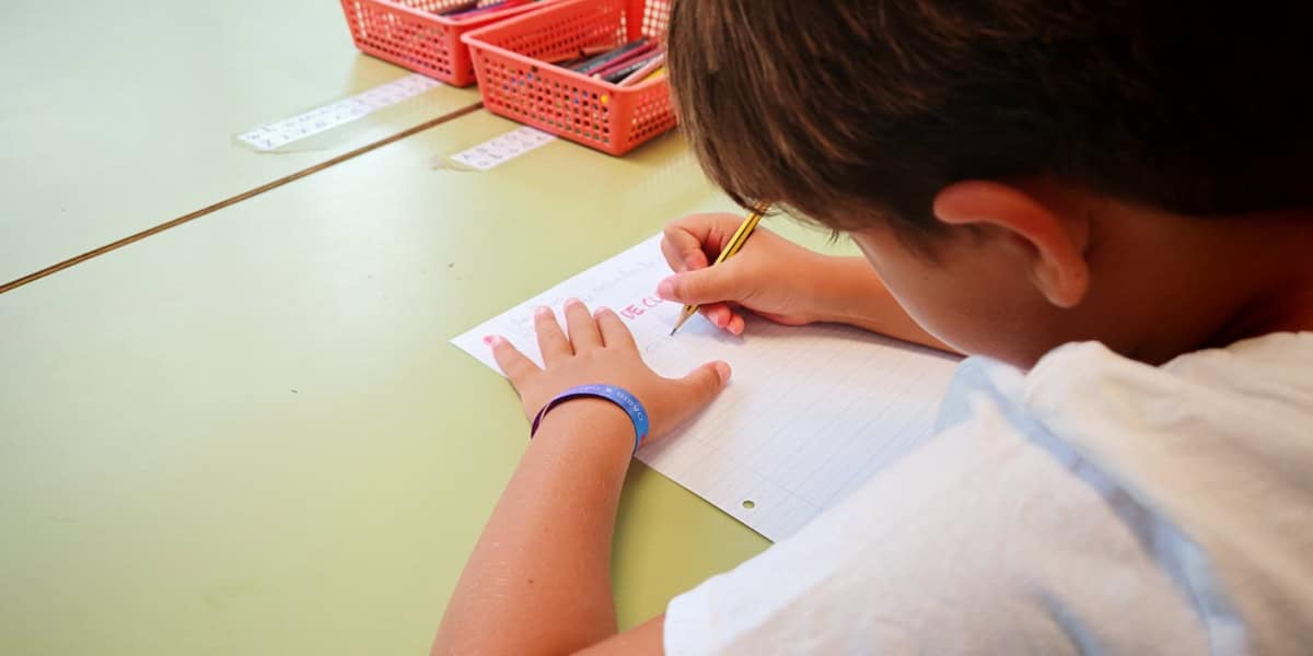 Un alumne de l'escola. Autor: Albert P.