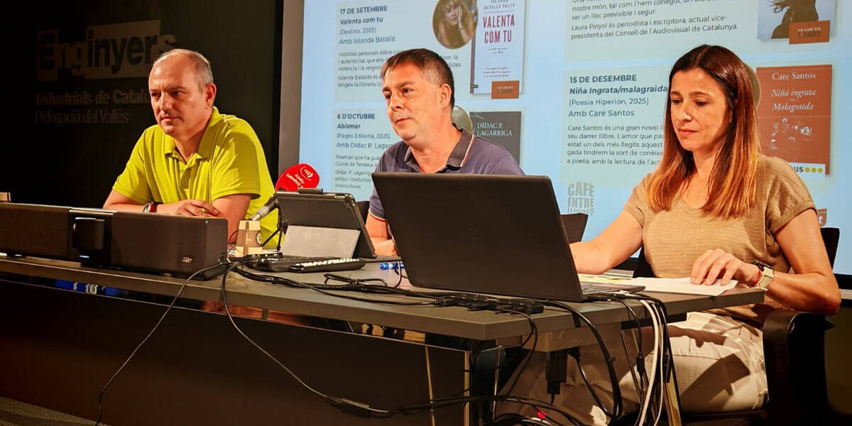 Roda de premsa per presentar el cicle literari 