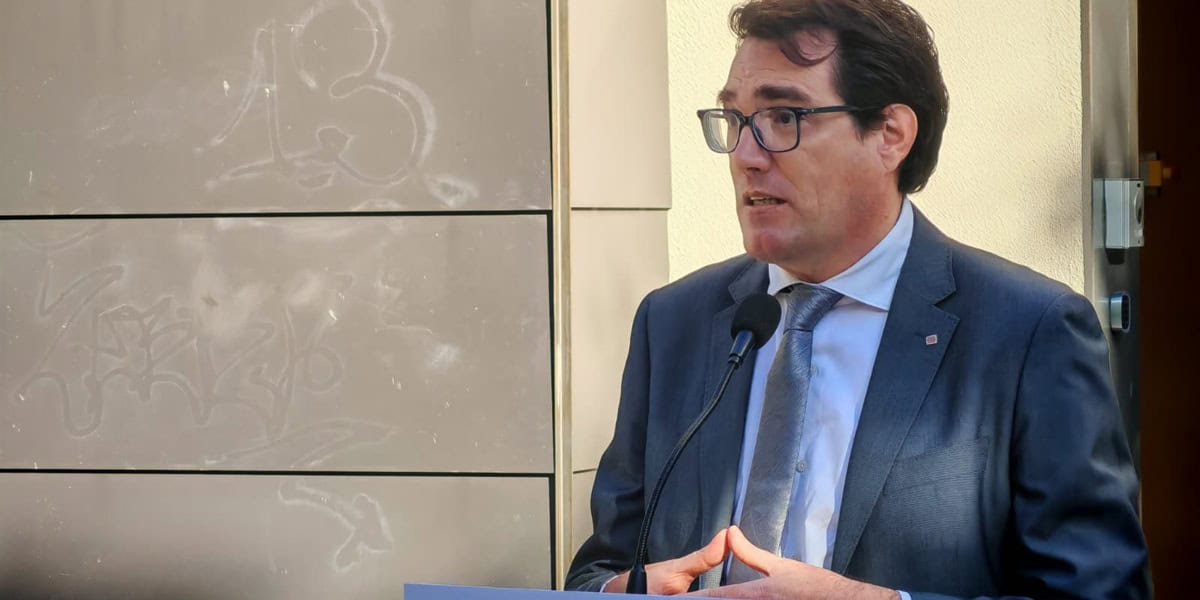 Jaume Baró, a la inauguració de l'Oficina d'Atenció a l'Empresa. Autor: Albert P.