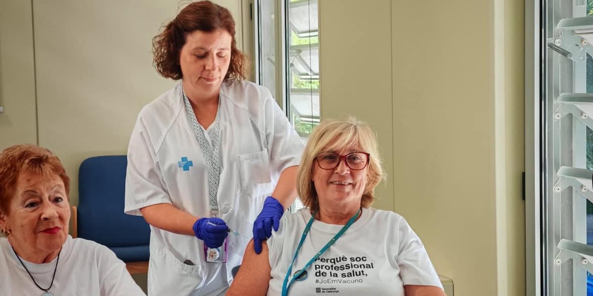 Moment durant una vacunació. Autor: Albert P.