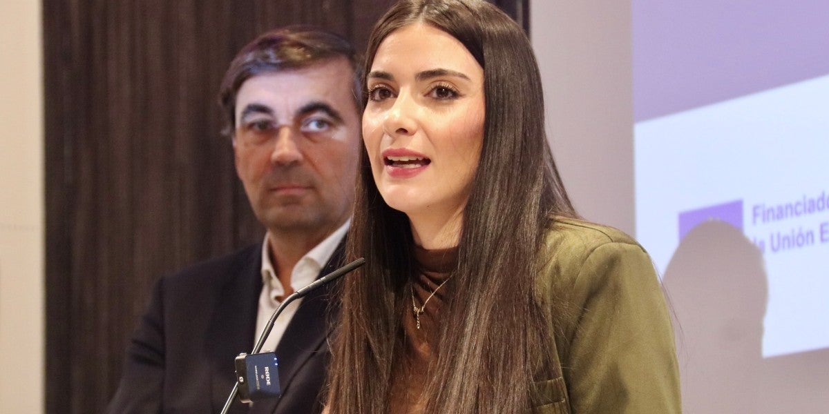 La regidora Sílvia Garcia, a l'Aula de l'Aigua. Autor: ACN.