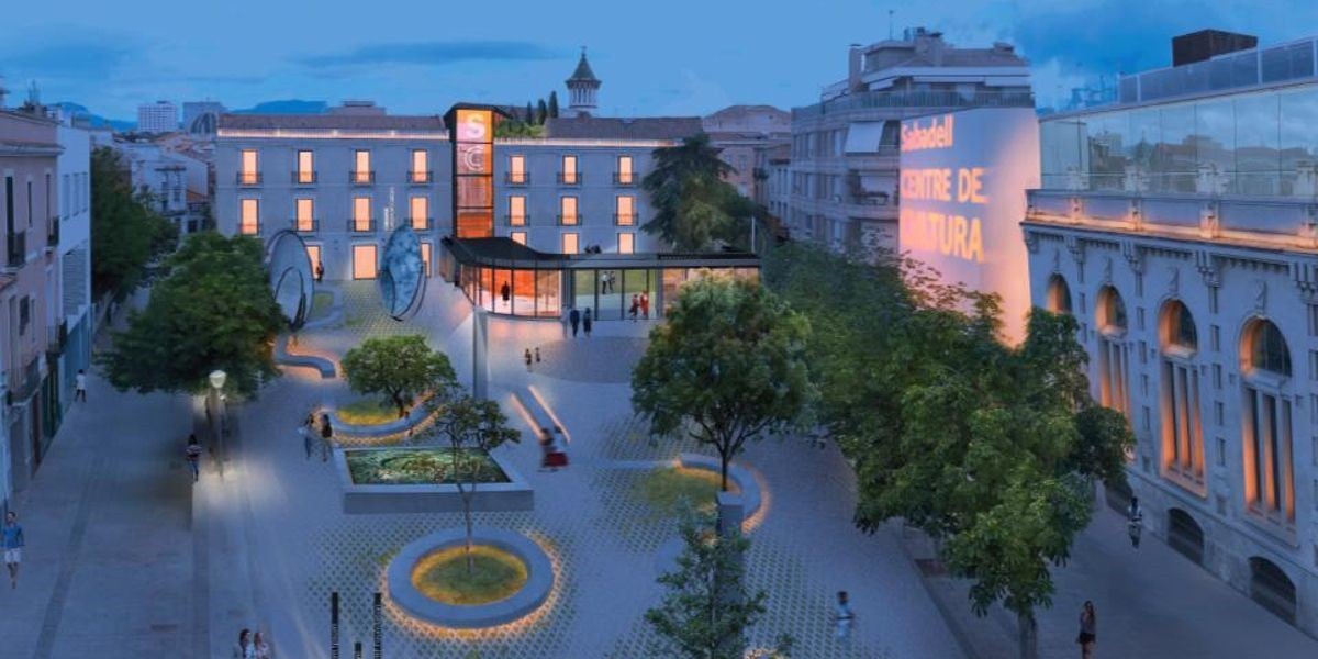 Avantprojecte de la futura plaça del Gas presentat per l'Ajuntament i la Fundació BS