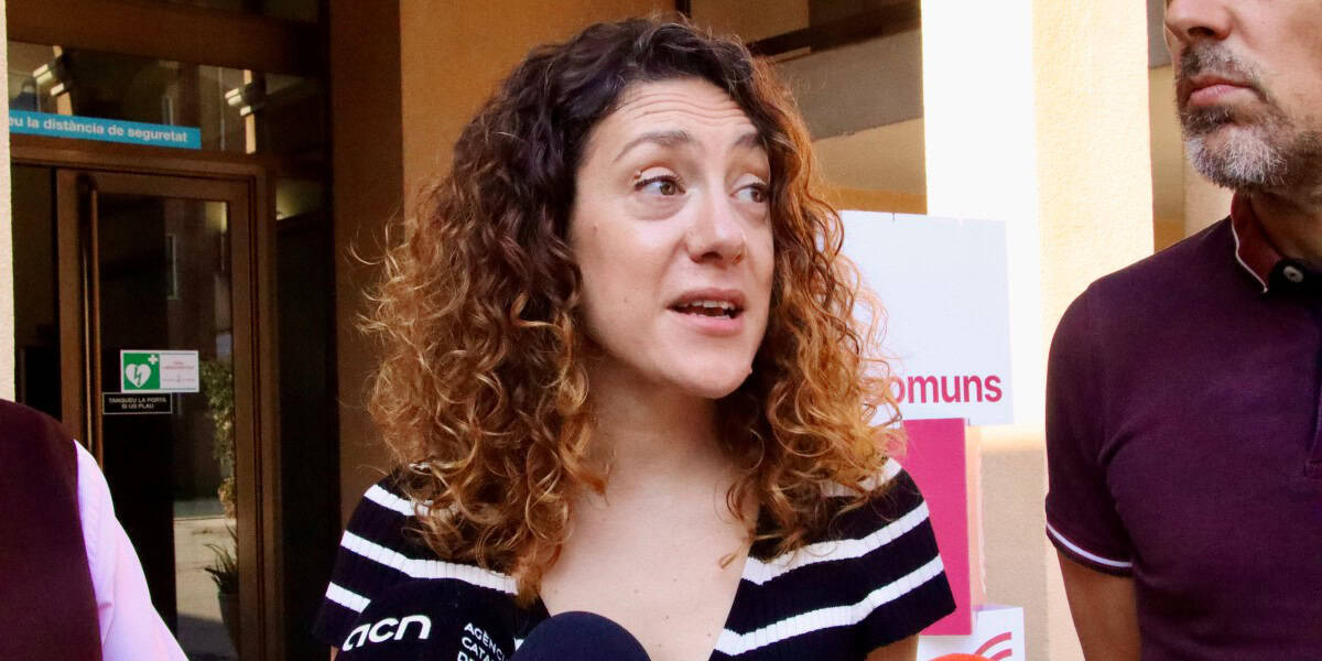 Aina Vidal (Comuns). Autor: Jordi M.