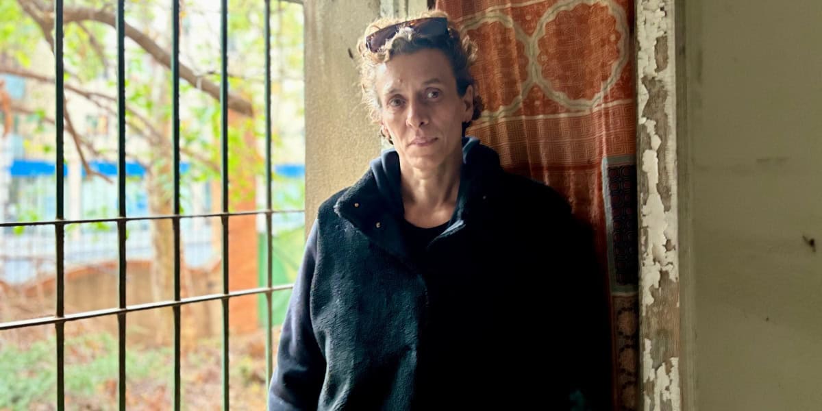 La brasilera Andreu, al pis que ocupa. Autor: J.d.A.