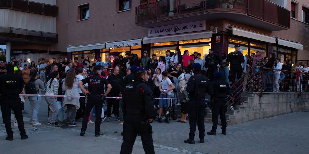 Cordó policial dels Mossos d'Esquadra. Autor: Xavi Cano