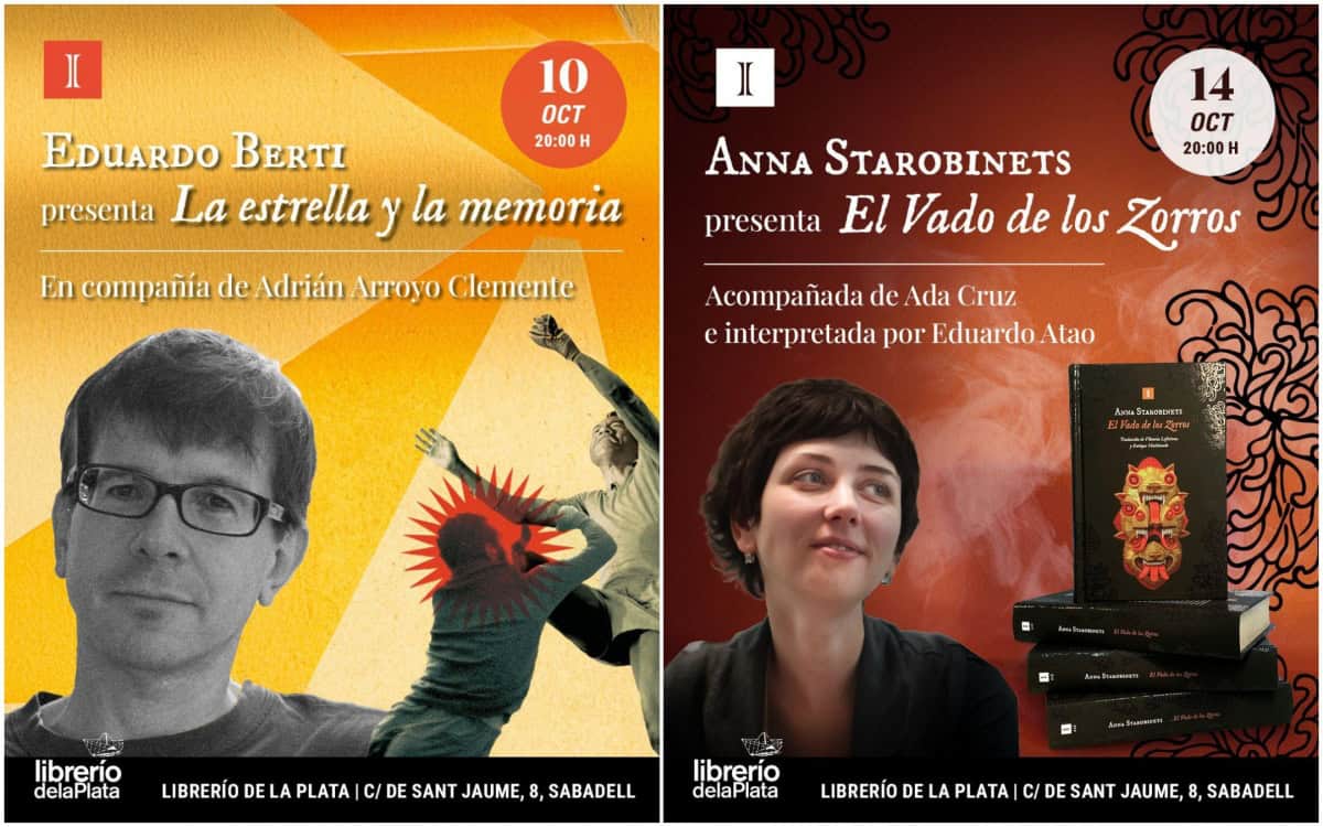 Les presentacions que es faran. Autor: Librerio de la Plata.